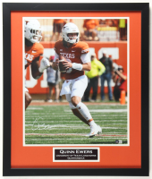 Quinn Ewers Signed Texas Longhorns Custom Framed Photo (Beckett) at PristineAuction.com