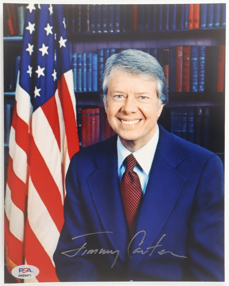 Jimmy Carter Signed 8x10 Photo (PSA) at PristineAuction.com Jimmy Carter Signed 8x10 Photo (PSA) at PristineAuction.com