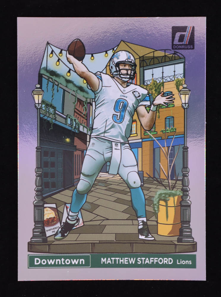 Matthew Stafford 2023 Donruss International Downtown #8 at PristineAuction.com Matthew Stafford 2023 Donruss International Downtown #8 at PristineAuction.com