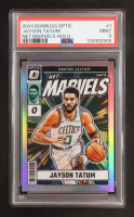 Jayson Tatum 2024-25 Donruss Optic Net Marvels Fast Break Holo #1 (PSA 9) at PristineAuction.com