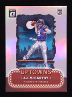 JJ McCarthy 2024 Donruss Optic Uptowns #10 RC at PristineAuction.com