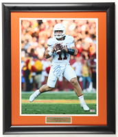 Sam Ehlinger Signed Texas Longhorns Custom Framed Photo Display (TriStar) at PristineAuction.com