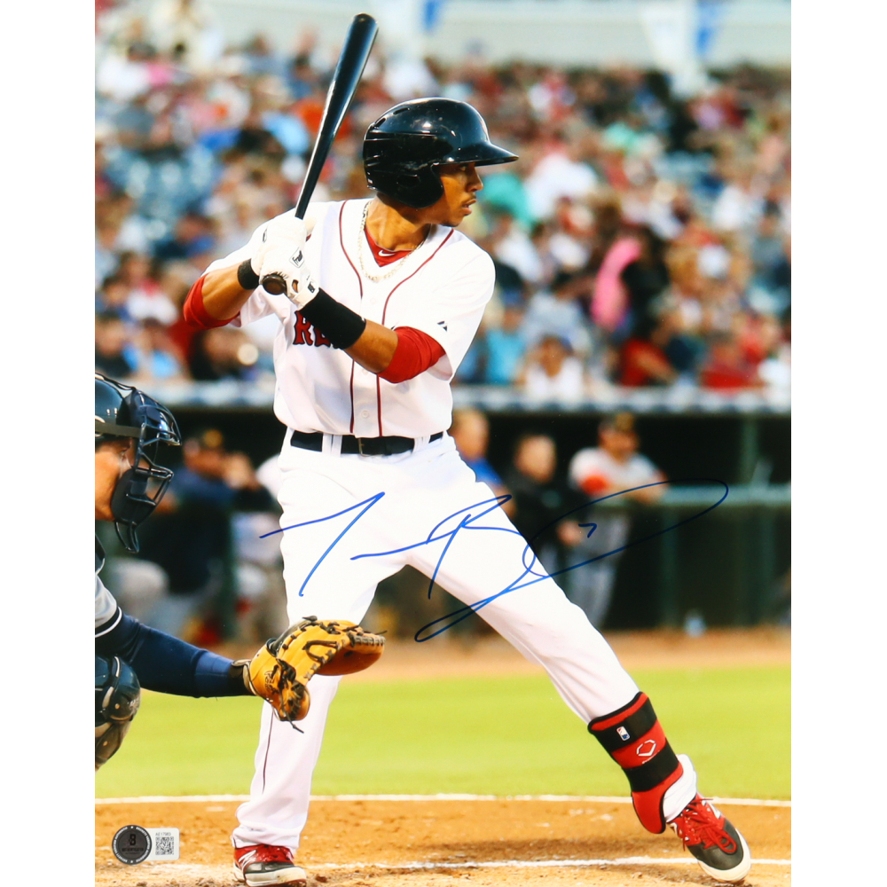 Mookie Betts Signed Red Sox 11x14 Photo (Beckett) at PristineAuction.com