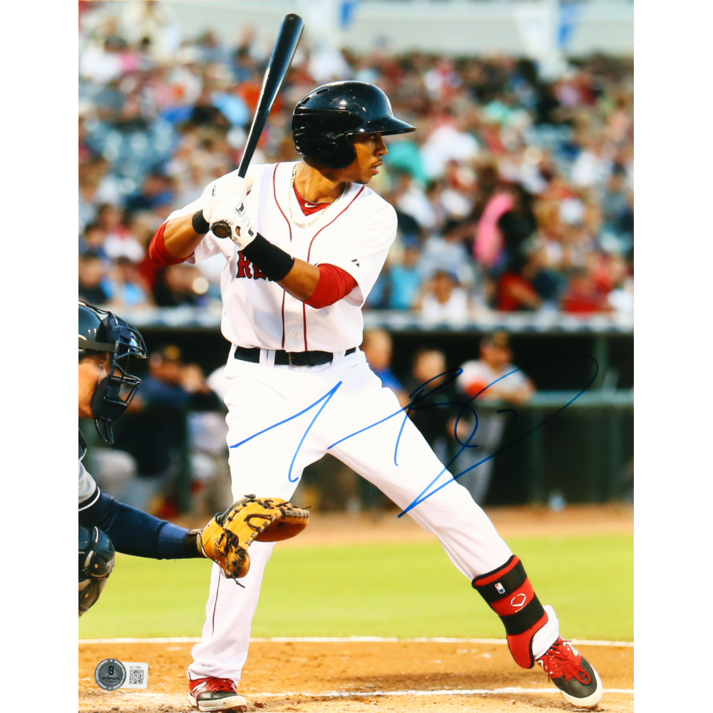 Mookie Betts Signed Red Sox 11x14 Photo (Beckett) at PristineAuction.com