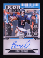 Rome Odunze 2024 Panini Contenders Optic Blue Autographs #104 RC #70/75 at PristineAuction.com