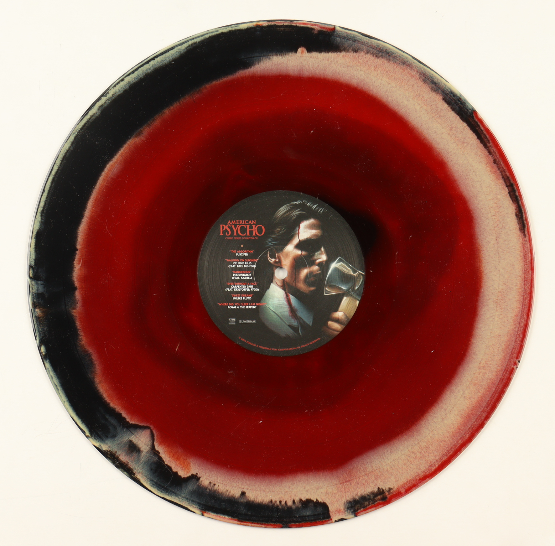 Christian Bale Signed "American Psycho Comic Series Soundtrack" Vinyl Record Album (JSA) at PristineAuction.com Christian Bale Signed "American Psycho Comic Series Soundtrack" Vinyl Record Album (JSA) at PristineAuction.com