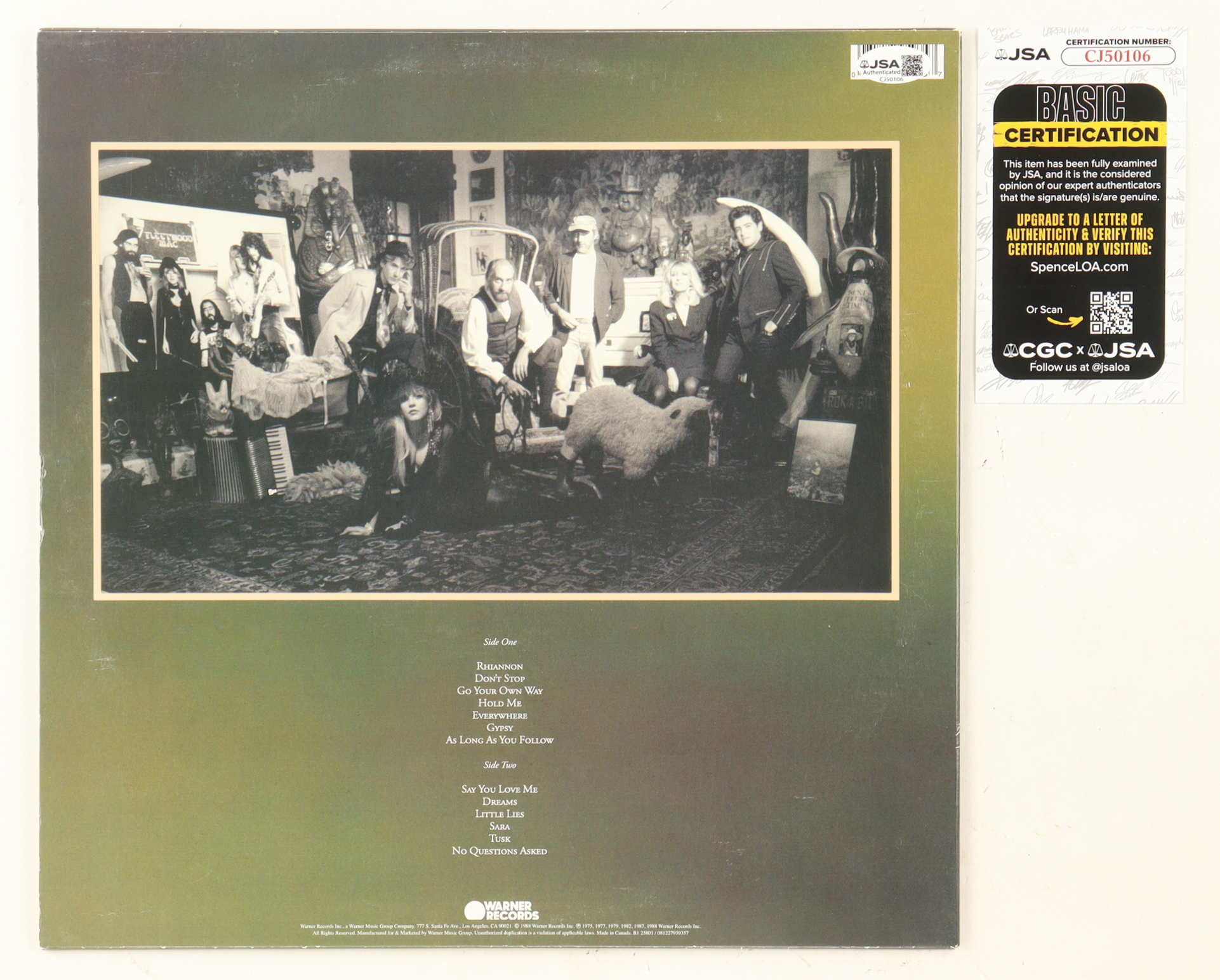 Lindsey Buckingham Signed Fleetwood Mac "Greatest Hits" Vinyl Record Album (JSA) at PristineAuction.com Lindsey Buckingham Signed Fleetwood Mac "Greatest Hits" Vinyl Record Album (JSA) at PristineAuction.com