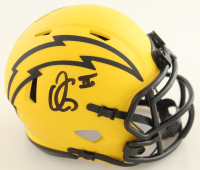 Oronde Gadsden Signed Chargers Rave Alternate Speed Mini Helmet (Beckett) at PristineAuction.com