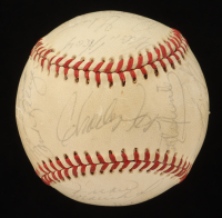 1971 Giants ONL Baseball Team-Signed By (21) With Juan Marichal, Gaylord Perry, Bobby Bonds, Steve Stone (Beckett) at PristineAuction.com