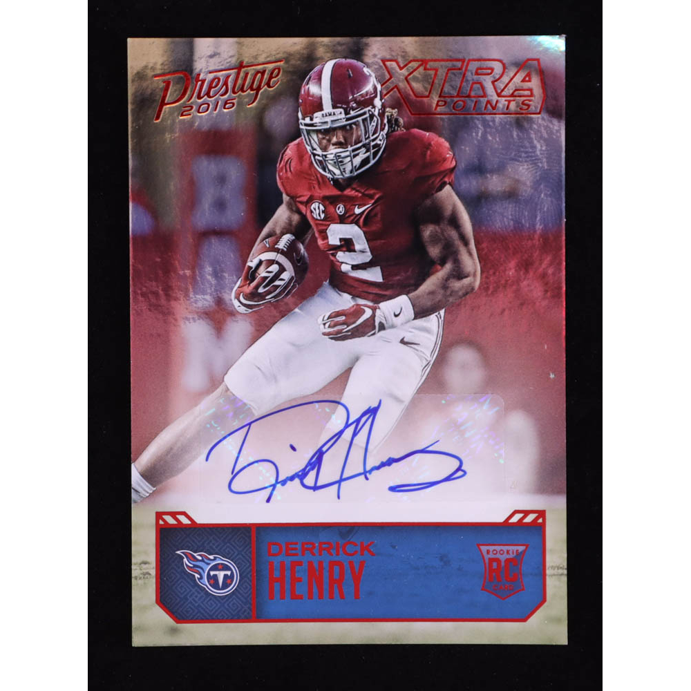 Derrick Henry 2016 Prestige Rookie Autographs Xtra Points Red #27 RC at PristineAuction.com