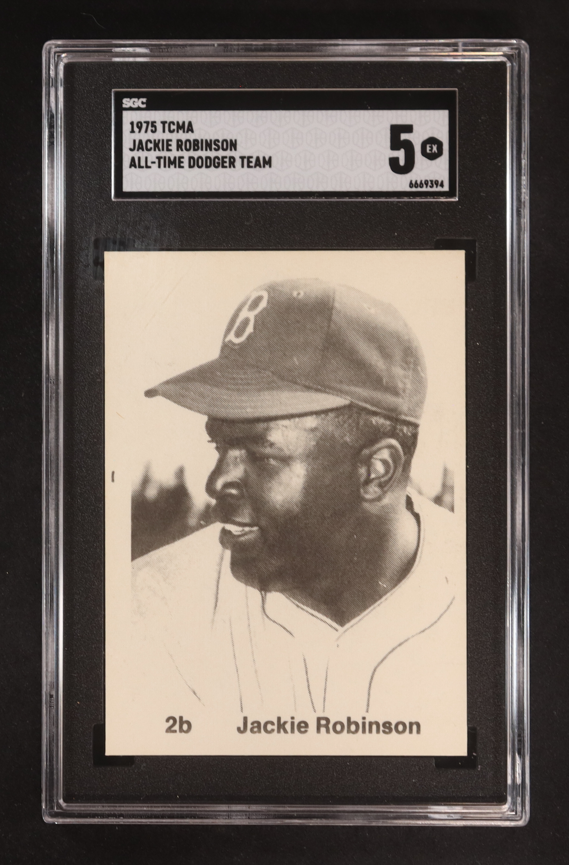 Jackie Robinson 1975 Dodgers All-Time TCMA #9 (SGC 5) at PristineAuction.com Jackie Robinson 1975 Dodgers All-Time TCMA #9 (SGC 5) at PristineAuction.com