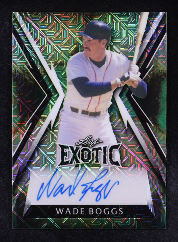 Wade Boggs 2023 Leaf Exotic Mojo Chameleon #BAWB1 #5/5 at PristineAuction.com Wade Boggs 2023 Leaf Exotic Mojo Chameleon #BAWB1 #5/5 at PristineAuction.com