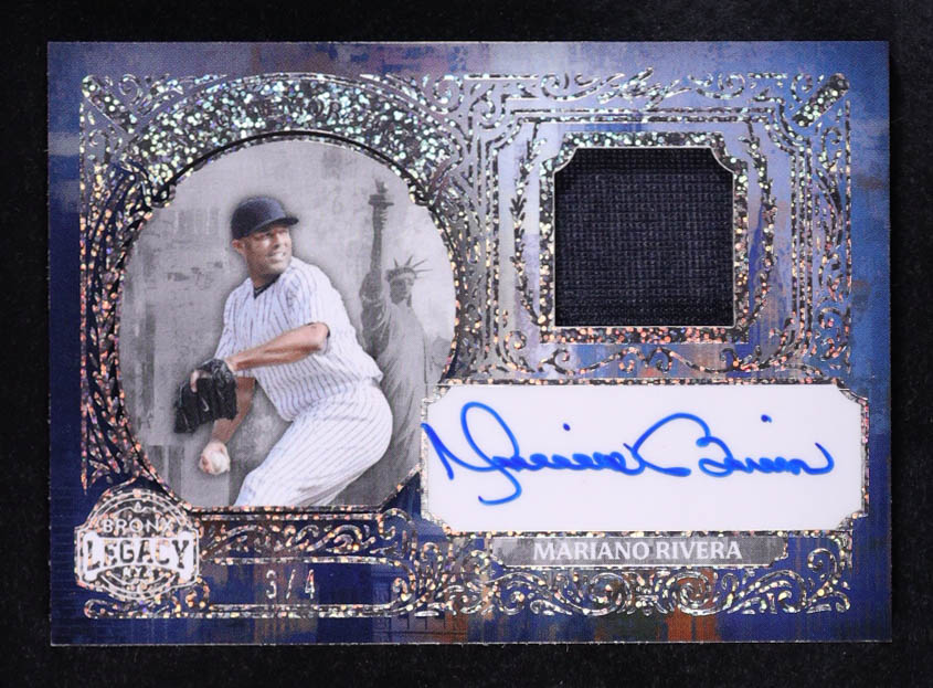 Mariano Rivera 2025 Leaf A Bronx Legacy Autograph Memorabilia Silver Sparkle #AMMR1 #3/4 at PristineAuction.com Mariano Rivera 2025 Leaf A Bronx Legacy Autograph Memorabilia Silver Sparkle #AMMR1 #3/4 at PristineAuction.com