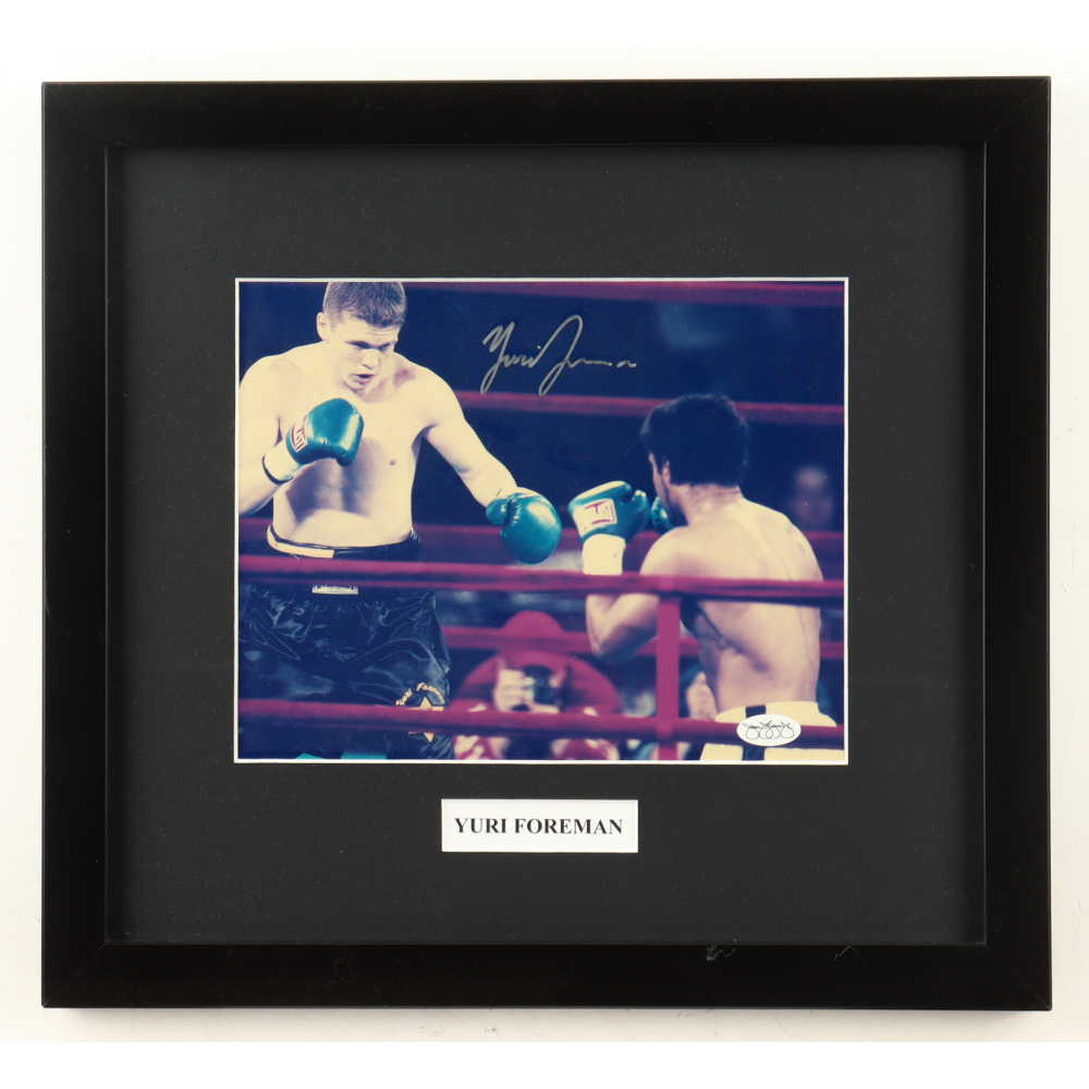 Yuri Foreman Signed Custom Framed Photo (Beckett) at PristineAuction.com