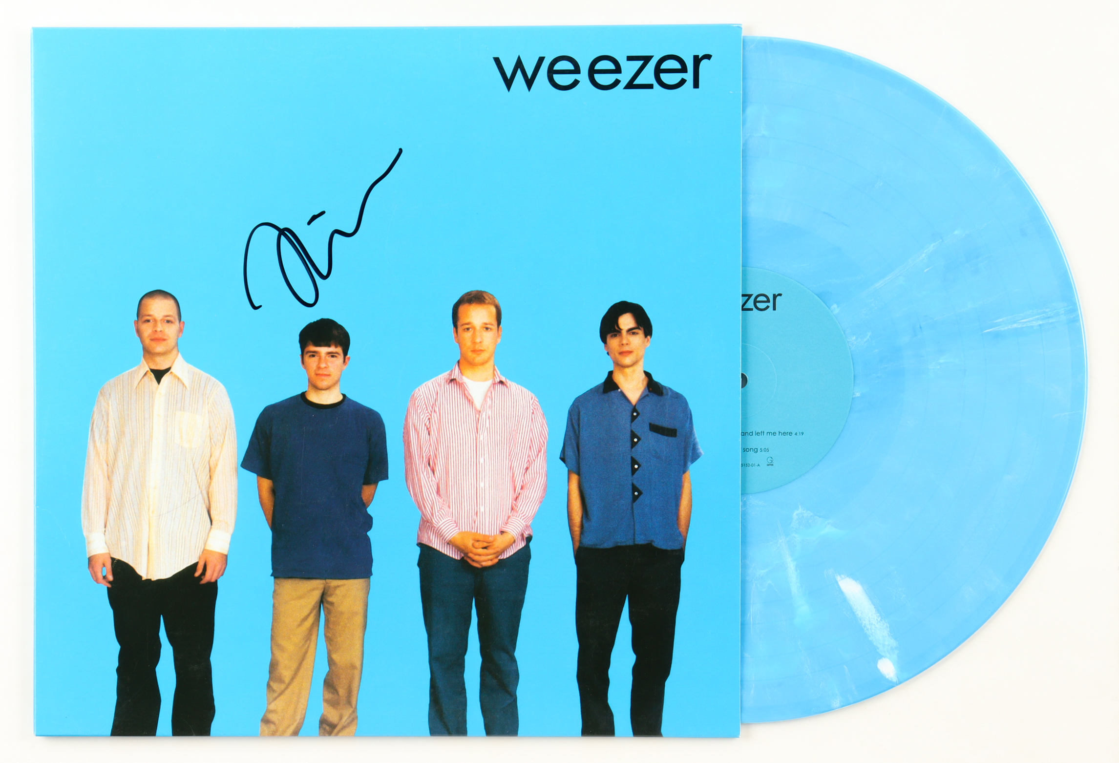 Rivers Cuomo Signed Weezer "The Blue Album" Vinyl Record Album (JSA) at PristineAuction.com Rivers Cuomo Signed Weezer "The Blue Album" Vinyl Record Album (JSA) at PristineAuction.com