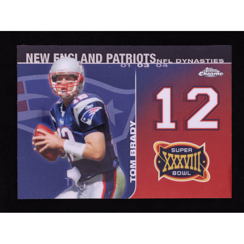 Tom Brady 2008 Topps Chrome Dynasties #DYNCTB at PristineAuction.com