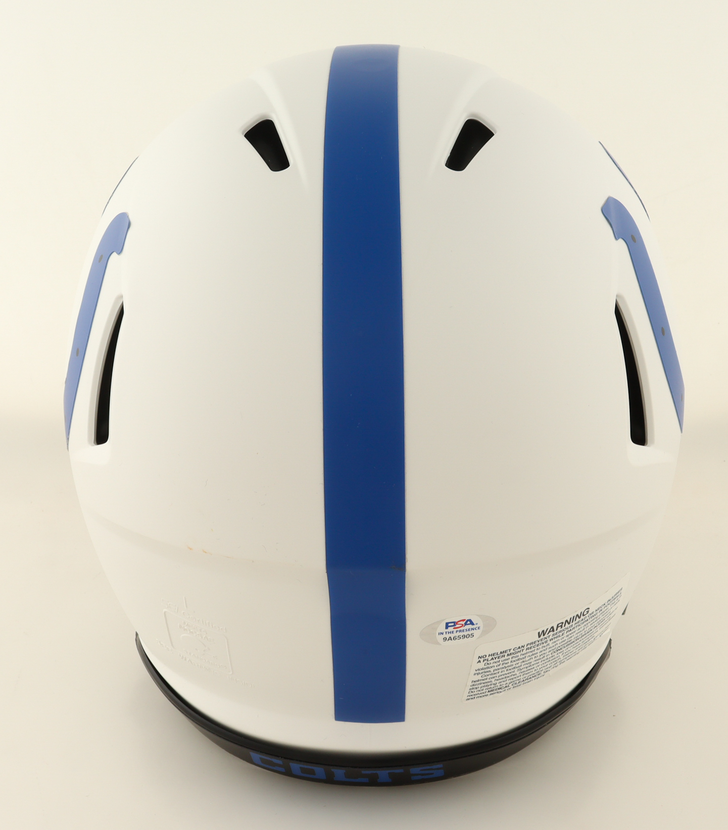 Reggie Wayne Signed Colts Full-Size Authentic On-Field Lunar Eclipse Alternate Speed Helmet (Beckett) at PristineAuction.com Reggie Wayne Signed Colts Full-Size Authentic On-Field Lunar Eclipse Alternate Speed Helmet (Beckett) at PristineAuction.com