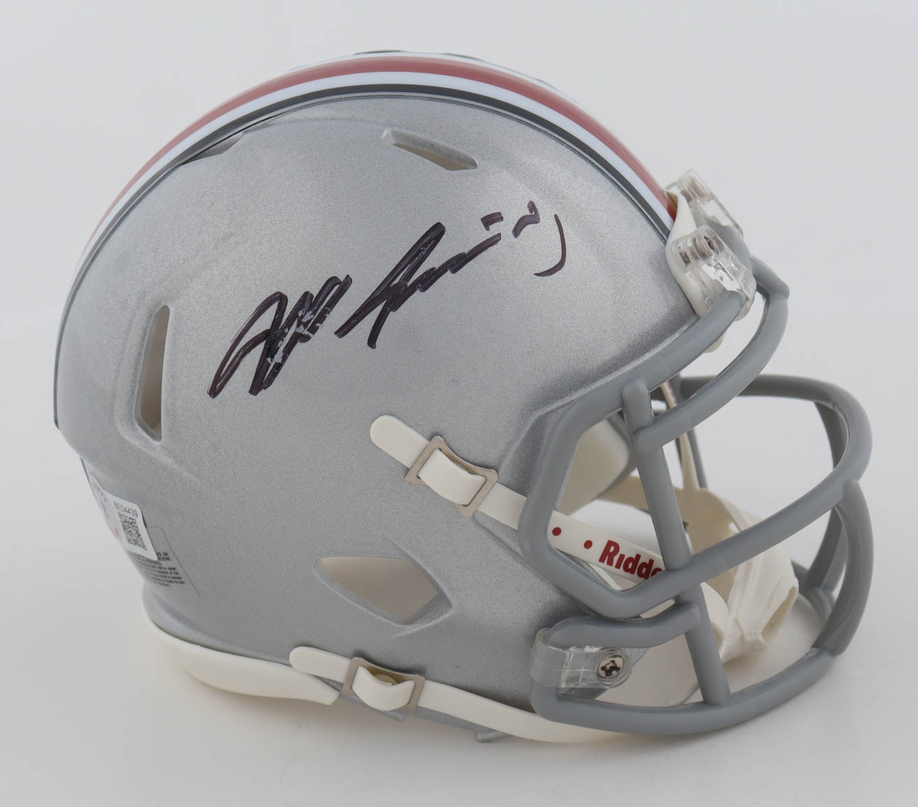 Jaxon Smith-Njigba Signed Ohio State Buckeyes Speed Mini Helmet (Beckett) at PristineAuction.com Jaxon Smith-Njigba Signed Ohio State Buckeyes Speed Mini Helmet (Beckett) at PristineAuction.com