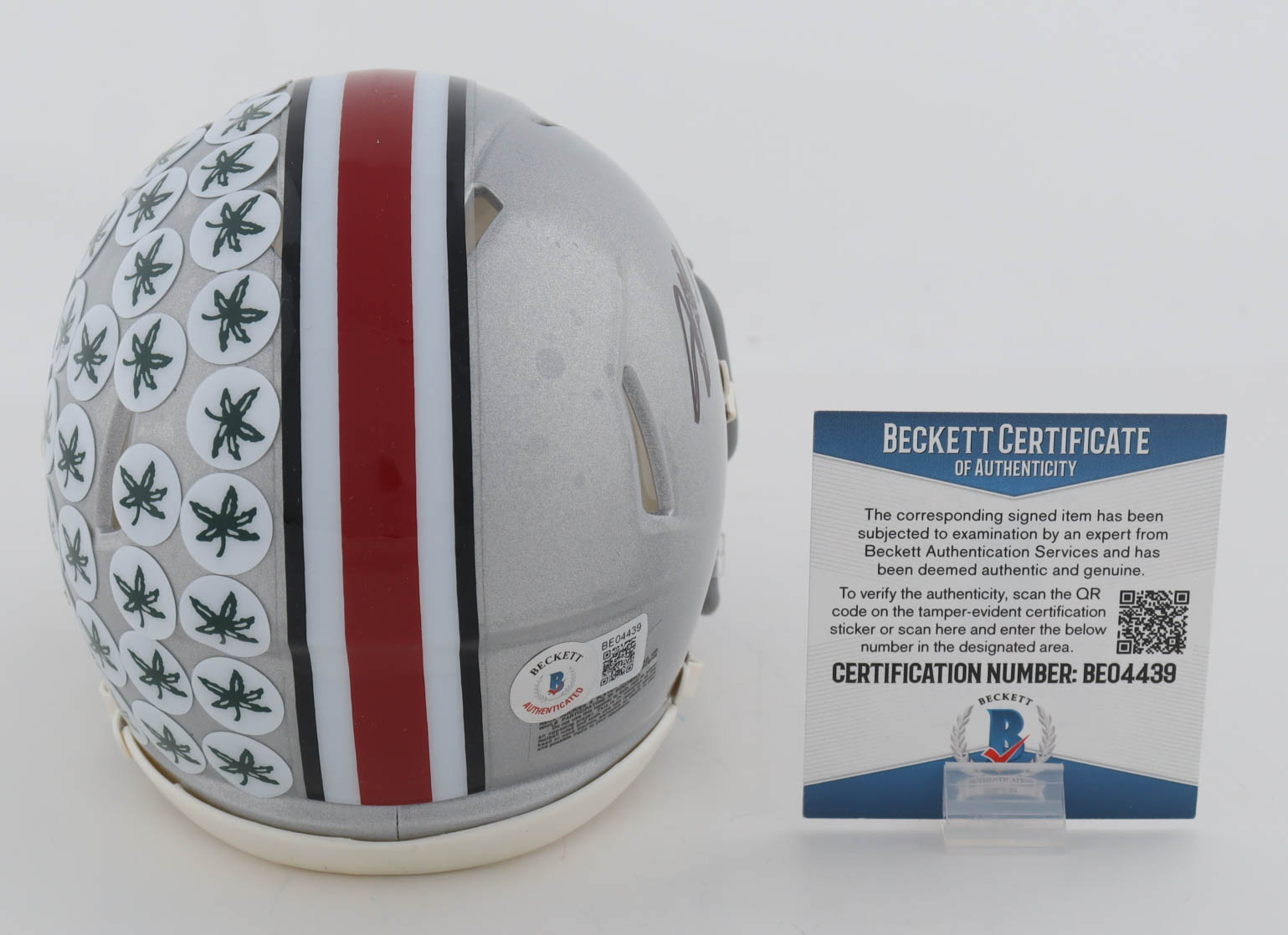Jaxon Smith-Njigba Signed Ohio State Buckeyes Speed Mini Helmet (Beckett) at PristineAuction.com Jaxon Smith-Njigba Signed Ohio State Buckeyes Speed Mini Helmet (Beckett) at PristineAuction.com
