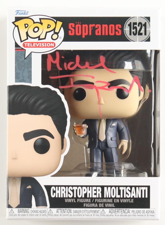 Michael Imperioli Signed "The Sopranos" #1521 Christopher Moltisanti Funko Pop! Vinyl Figure (Beckett) at PristineAuction.com Michael Imperioli Signed "The Sopranos" #1521 Christopher Moltisanti Funko Pop! Vinyl Figure (Beckett) at PristineAuction.com