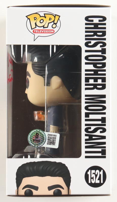 Michael Imperioli Signed "The Sopranos" #1521 Christopher Moltisanti Funko Pop! Vinyl Figure (Beckett) at PristineAuction.com Michael Imperioli Signed "The Sopranos" #1521 Christopher Moltisanti Funko Pop! Vinyl Figure (Beckett) at PristineAuction.com