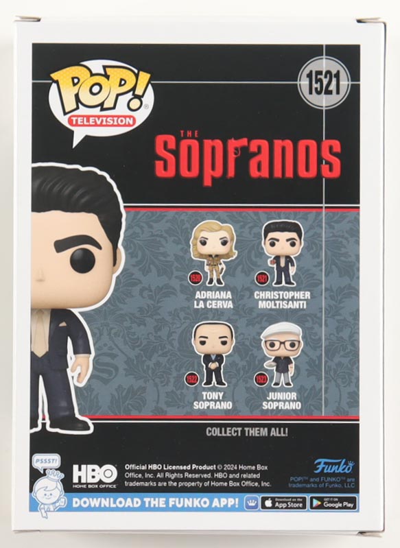 Michael Imperioli Signed "The Sopranos" #1521 Christopher Moltisanti Funko Pop! Vinyl Figure (Beckett) at PristineAuction.com Michael Imperioli Signed "The Sopranos" #1521 Christopher Moltisanti Funko Pop! Vinyl Figure (Beckett) at PristineAuction.com