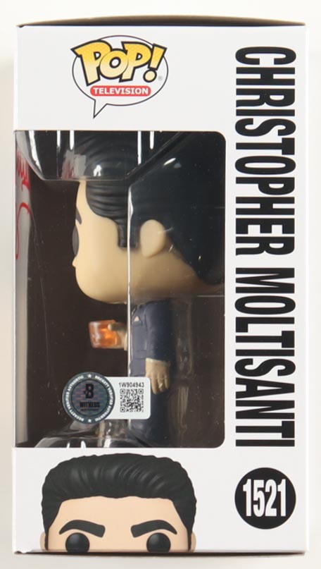 Michael Imperioli Signed "The Sopranos" #1521 Christopher Moltisanti Funko Pop! Vinyl Figure (Beckett) at PristineAuction.com Michael Imperioli Signed "The Sopranos" #1521 Christopher Moltisanti Funko Pop! Vinyl Figure (Beckett) at PristineAuction.com