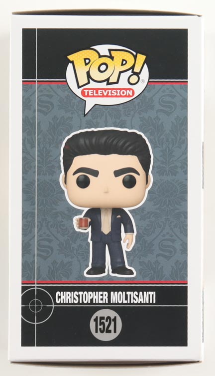 Michael Imperioli Signed "The Sopranos" #1521 Christopher Moltisanti Funko Pop! Vinyl Figure (Beckett) at PristineAuction.com Michael Imperioli Signed "The Sopranos" #1521 Christopher Moltisanti Funko Pop! Vinyl Figure (Beckett) at PristineAuction.com