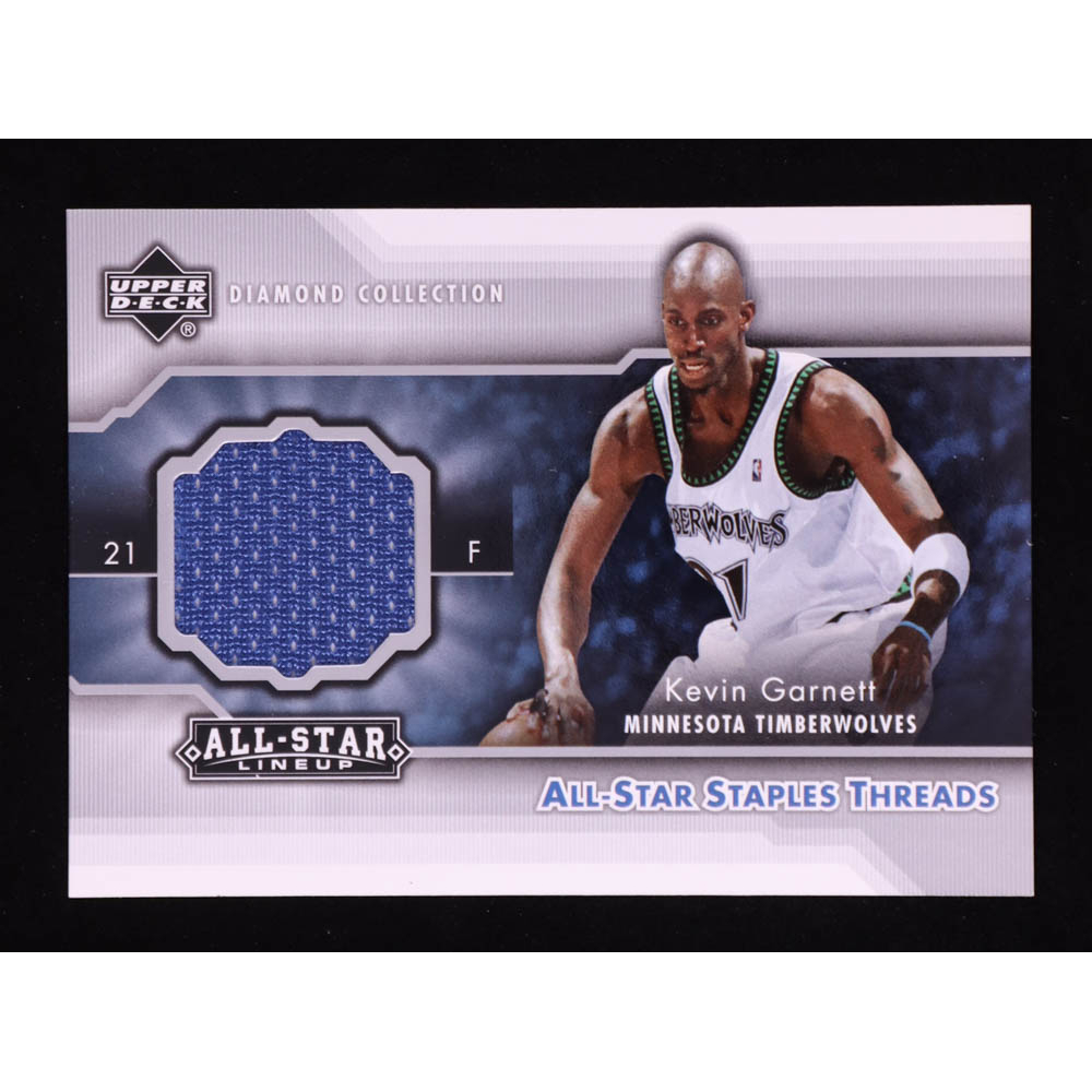 Kevin Garnett 2004-05 Upper Deck All-Star Lineup All-Star Staples Threads #KG at PristineAuction.com