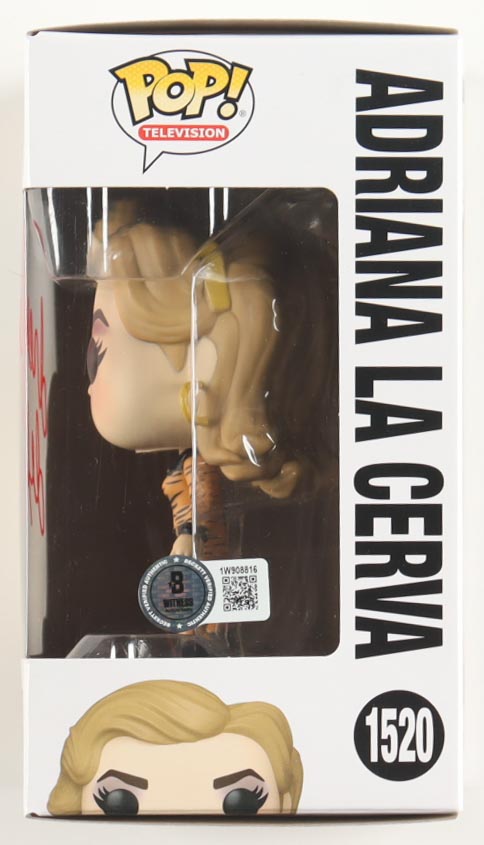 Drea de Matteo Signed "The Sopranos" #1520 Adriana La Cerva Funko Pop! Vinyl Figure (Beckett) at PristineAuction.com Drea de Matteo Signed "The Sopranos" #1520 Adriana La Cerva Funko Pop! Vinyl Figure (Beckett) at PristineAuction.com