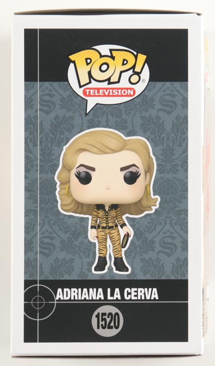 Drea de Matteo Signed "The Sopranos" #1520 Adriana La Cerva Funko Pop! Vinyl Figure (Beckett) at PristineAuction.com Drea de Matteo Signed "The Sopranos" #1520 Adriana La Cerva Funko Pop! Vinyl Figure (Beckett) at PristineAuction.com
