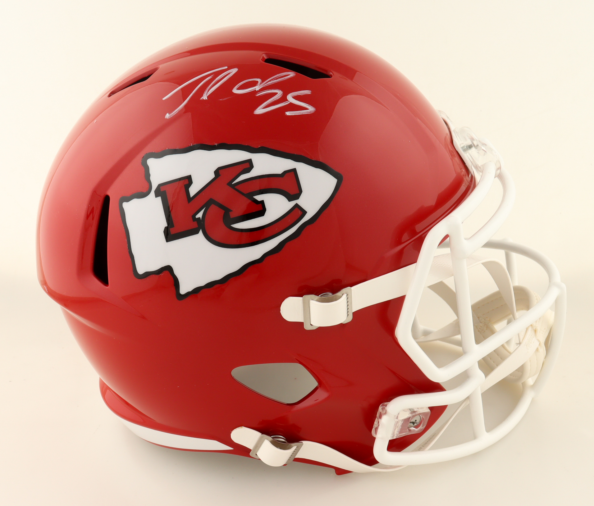 Jamaal Charles Signed Chiefs Full-Size Speed Helmet (JSA) at PristineAuction.com Jamaal Charles Signed Chiefs Full-Size Speed Helmet (JSA) at PristineAuction.com