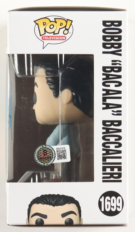 Steve Schirripa Signed "The Sopranos" #1699 Bobby "Bacala" Bacalieri Funko Pop! Vinyl Figure (Beckett) at PristineAuction.com Steve Schirripa Signed "The Sopranos" #1699 Bobby "Bacala" Bacalieri Funko Pop! Vinyl Figure (Beckett) at PristineAuction.com
