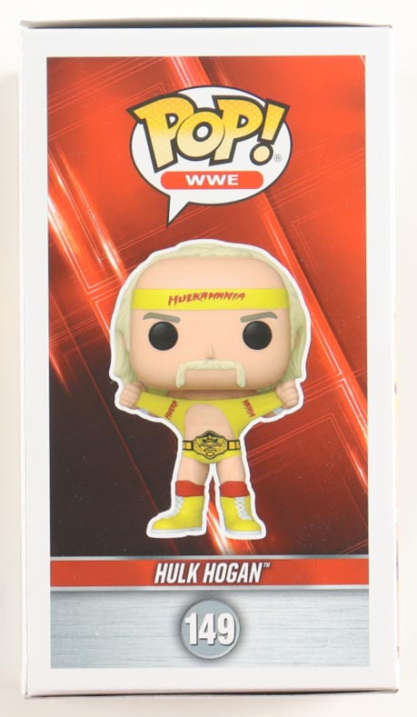 Hulk Hogan Signed WWE #149 Hulk Hogan Funko Pop! Vinyl Figure (JSA) at PristineAuction.com Hulk Hogan Signed WWE #149 Hulk Hogan Funko Pop! Vinyl Figure (JSA) at PristineAuction.com