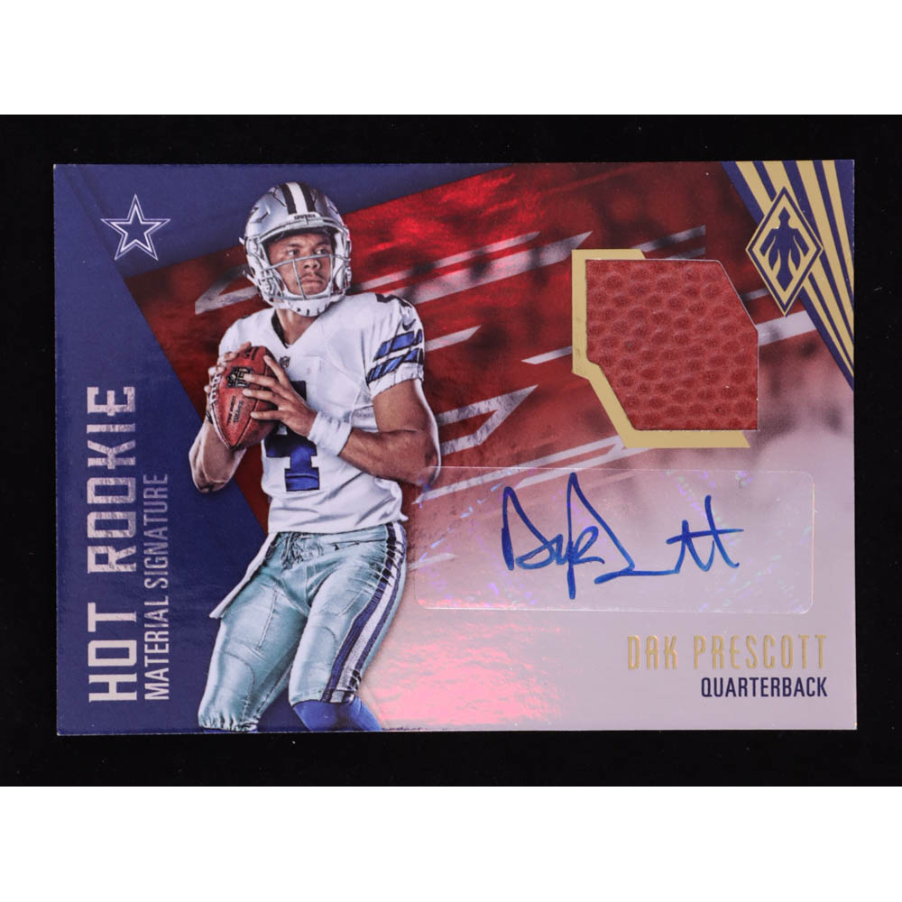 Dak Prescott 2016 Panini Phoenix Hot Rookie Material Signatures Football #HRSDP #124/199 at PristineAuction.com