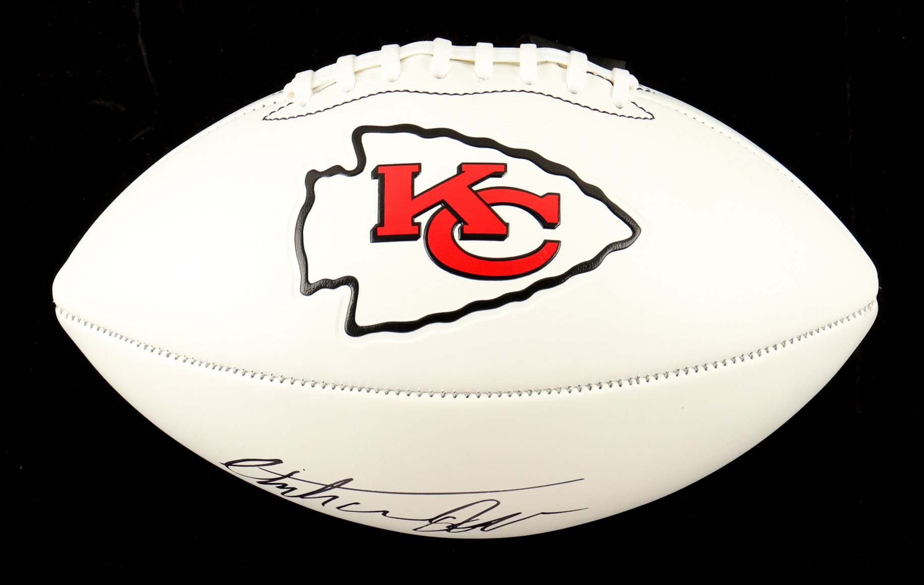 Christian Okoye Signed Chiefs Logo Football (JSA) at PristineAuction.com Christian Okoye Signed Chiefs Logo Football (JSA) at PristineAuction.com