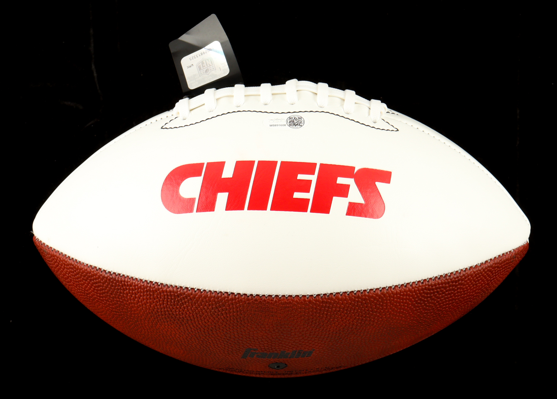 Christian Okoye Signed Chiefs Logo Football (JSA) at PristineAuction.com Christian Okoye Signed Chiefs Logo Football (JSA) at PristineAuction.com