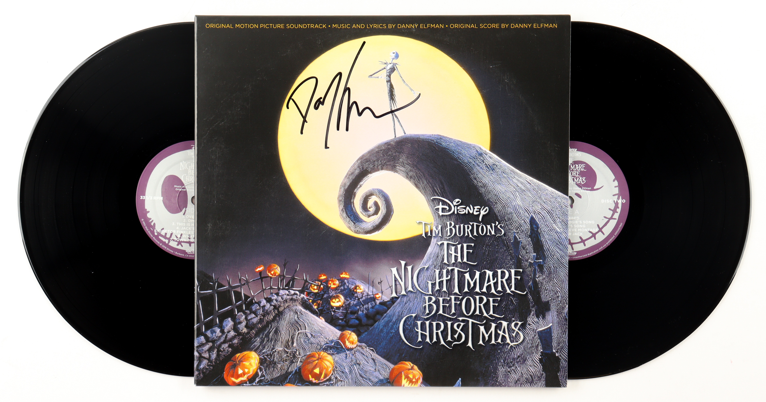 Danny Elfman Signed "The Nightmare Before Christmas Original Motion Picture Soundtrack" Vinyl Record Album (JSA) at PristineAuction.com Danny Elfman Signed "The Nightmare Before Christmas Original Motion Picture Soundtrack" Vinyl Record Album (JSA) at PristineAuction.com