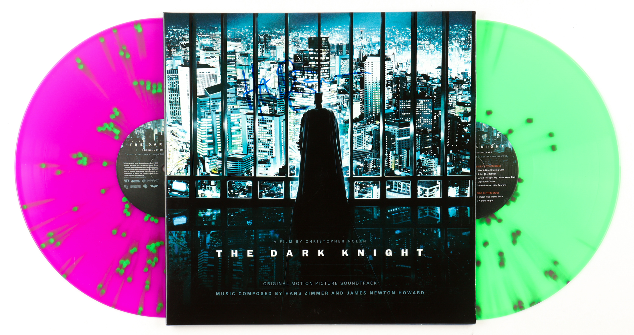 Hans Zimmer Signed "Batman: The Dark Knight Original Motion Picture Soundtrack" Vinyl Record Album (JSA) at PristineAuction.com Hans Zimmer Signed "Batman: The Dark Knight Original Motion Picture Soundtrack" Vinyl Record Album (JSA) at PristineAuction.com