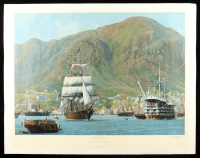 "The Challenge Leaving Hong Kong" 27x34 LE Signed Lithograph by Robert Massey #24/250 (Ship Store Galleries) at PristineAuction.com