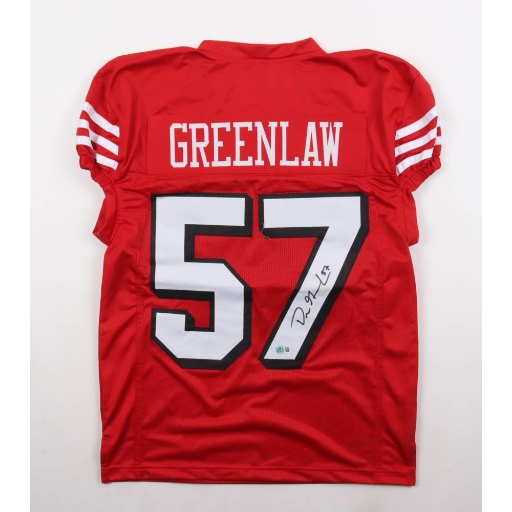 Dre Greenlaw Signed Jersey (Beckett) at PristineAuction.com
