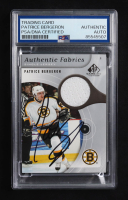 Patrice Bergeron Signed 2005-06 SP Game Used Authentic Fabrics #AFPB (PSA) at PristineAuction.com
