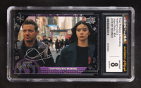 Hawkeye 2023 Upper Deck Your Problem is Branding #24 (CGC 8 | Autograph Graded CGC 9) at PristineAuction.com