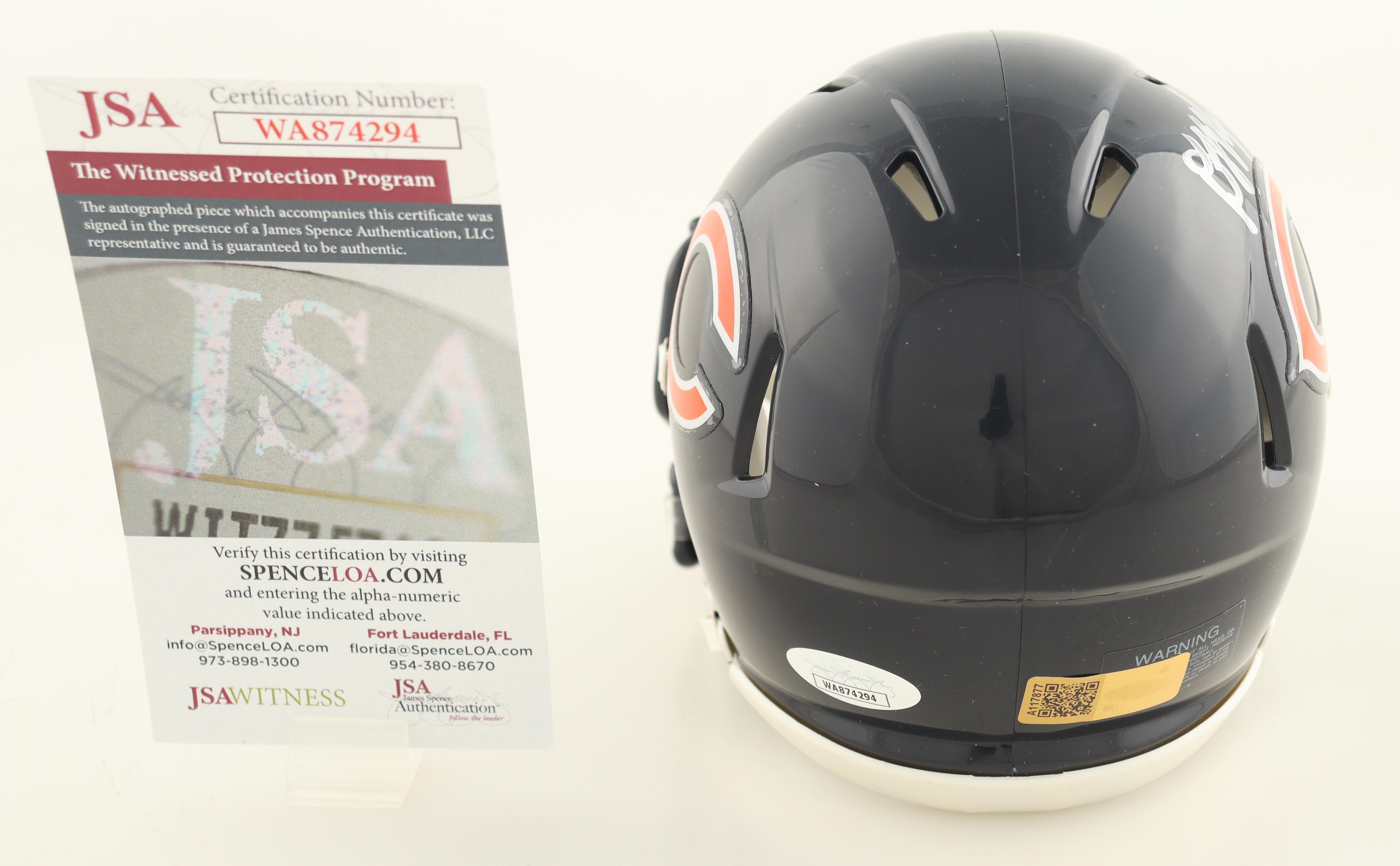 D.J. Moore Signed Bears Speed Mini Helmet (Beckett) at PristineAuction.com D.J. Moore Signed Bears Speed Mini Helmet (Beckett) at PristineAuction.com