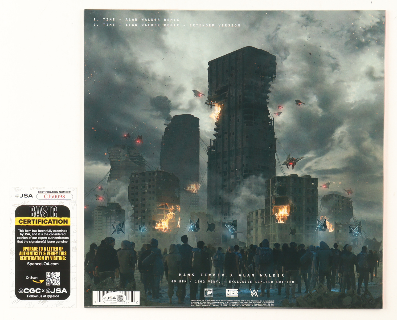 Hans Zimmer Signed "Time Remix" Vinyl Record Album (JSA) at PristineAuction.com Hans Zimmer Signed "Time Remix" Vinyl Record Album (JSA) at PristineAuction.com