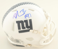 Dexter Lawrence II Signed Giants Salute To Service Alternate Speed Mini Helmet (Beckett) at PristineAuction.com