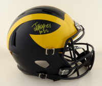 Justice Haynes Signed Michigan Wolverines Full-Size Speed Helmet (Beckett) at PristineAuction.com