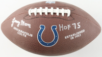Lenny Moore Signed Colts Logo Football Inscribed "HOF '75" (Schwartz) at PristineAuction.com