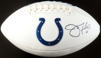 Joe Flacco Signed Colts Logo Football (JSA) at PristineAuction.com