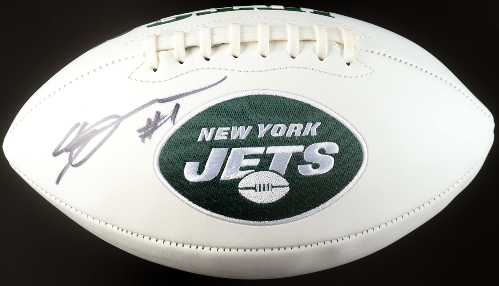 Ahmad "Sauce" Gardner Signed Jets Logo Football (Beckett) at PristineAuction.com Ahmad "Sauce" Gardner Signed Jets Logo Football (Beckett) at PristineAuction.com